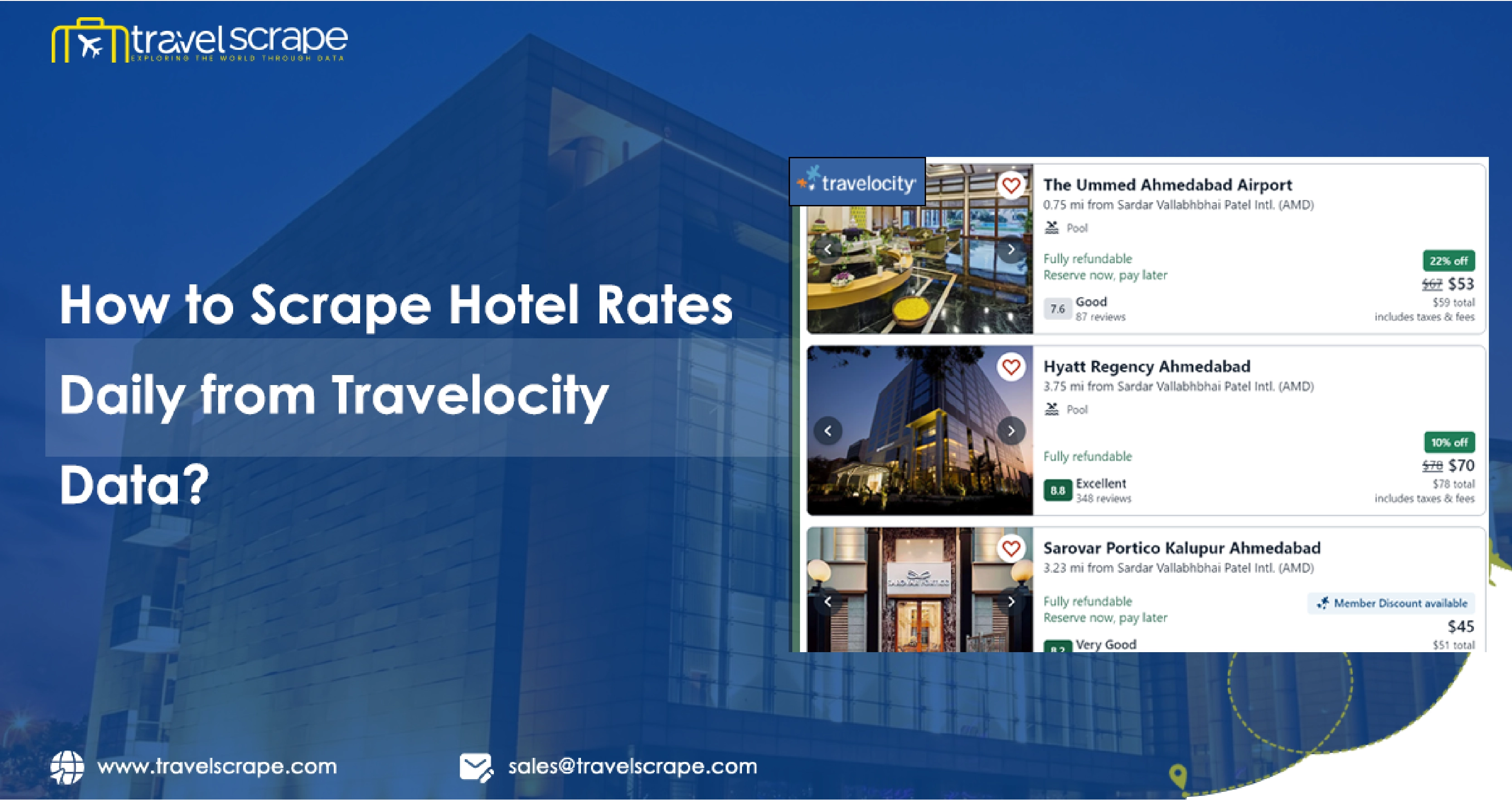 How to Scrape Hotel Rates Daily from Travelocity Data